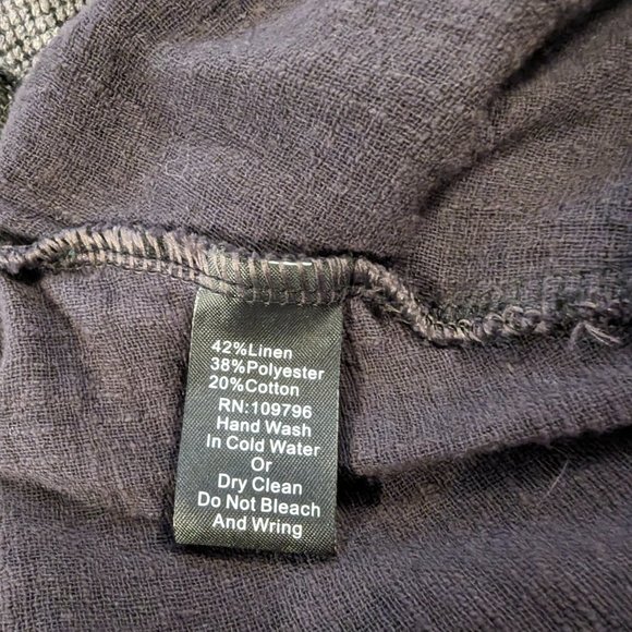 Pretty Angle Boutique Boho Linen Blend Tiered Sleeveless Tunic / Dress - Picture 10 of 10